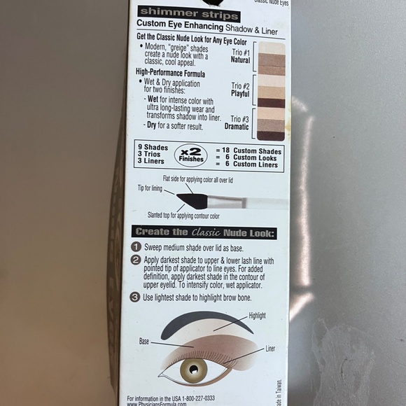 PHYSICIAN FORMULA SHIMMER STRIPS EYE SHADOW NIB - Picture 2 of 3